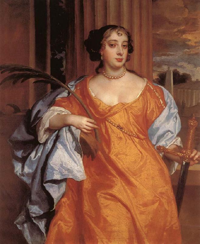 Sir Peter Lely Barbara Villiers, Duchess of Cleveland as St. Catherine of Alexandria Germany oil painting art